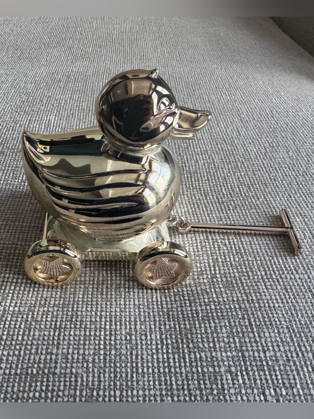 Reed & Barton Duck coin bank